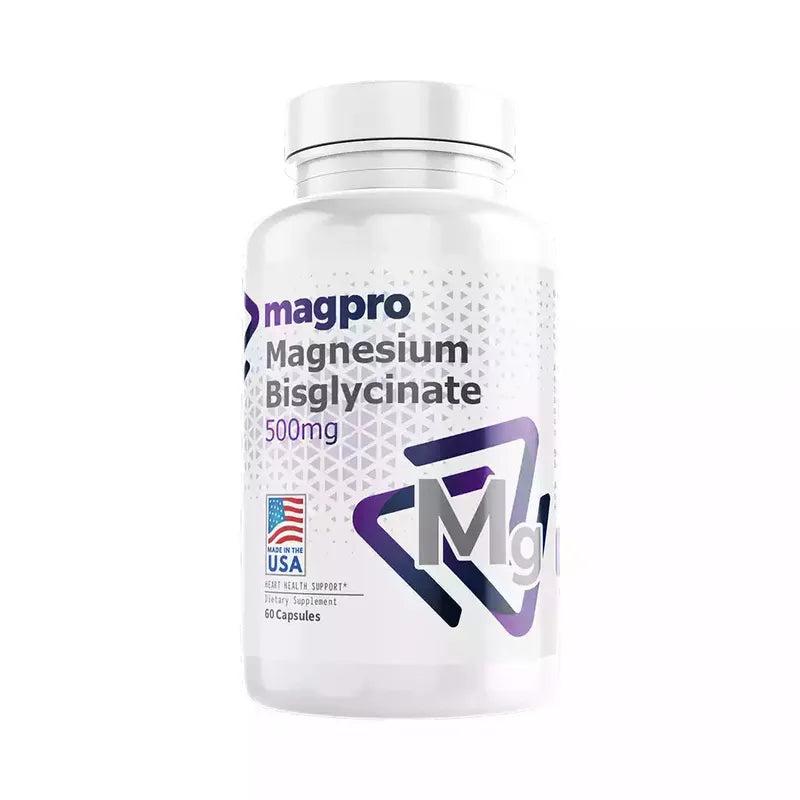Bisglicinato de Magnesio 500 mg, 60 cápsulas