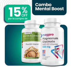 Combo Mental Boost (Glicinato de Magnesio + Ashwagandha)