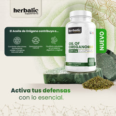Aceite de orégano 4.000mg, 100 cápsulas