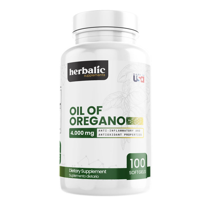 Aceite de orégano — frasco