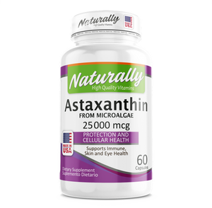 Astaxanthin 25 mg, 60 cápsulas