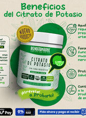 Citrato de Potasio Sabor Limón, 2000 mg