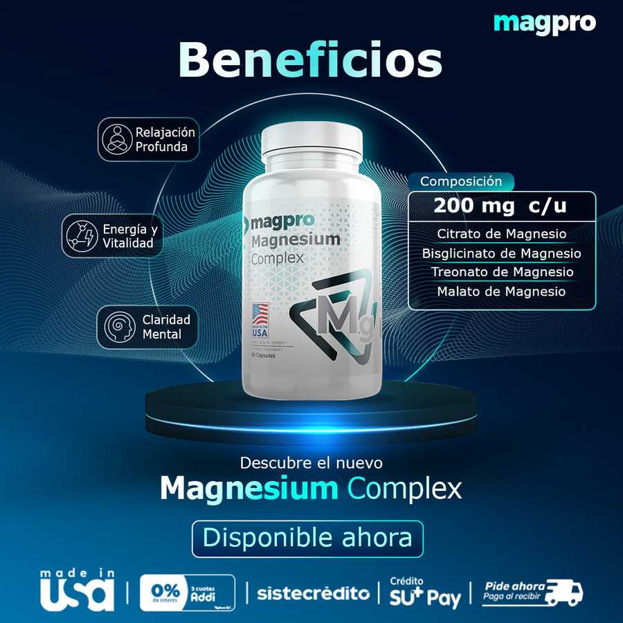 Beneficios del Magnesio Complex