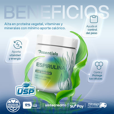 Espirulina 200 gr, en polvo