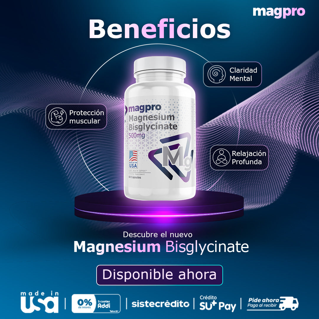 Bisglicinato de Magnesio 500 mg