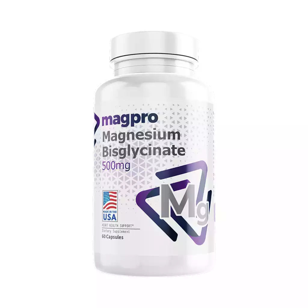 Bisglicinato de Magnesio 500 mg, 60 cápsulas