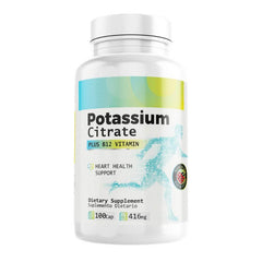 Citrato de potasio 416mg, 100 Cápsulas