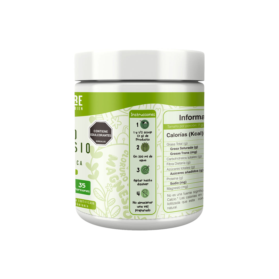 Cloruro de Magnesio, 1500 mg, en polvo