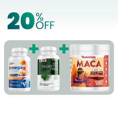 Omega 3 + Saw Palmetto + Maca Roja