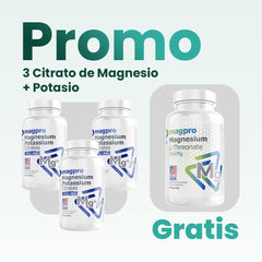 Oferta Compra 3 Citrato Magnesio + potasio Lleva 1 L Treonato ¡Gratis !