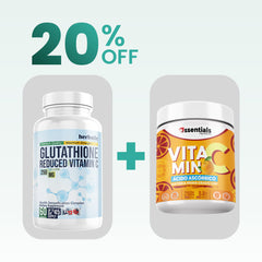 Glutation 60 cápsulas + Vitamina C 250gr