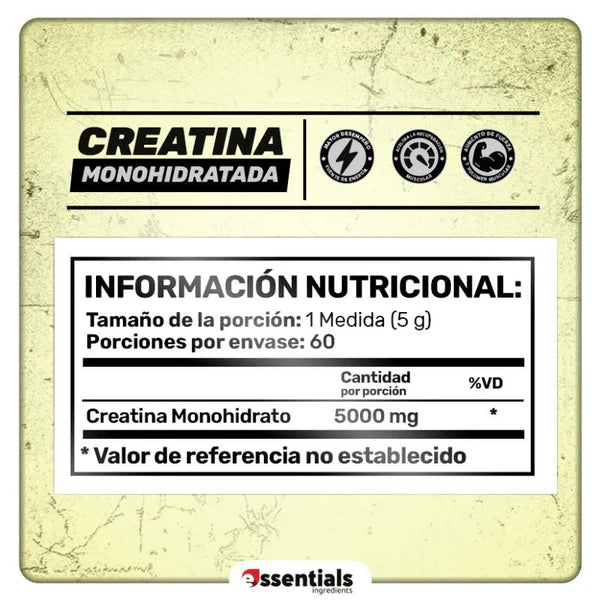 Creatina Monohidratada polvo 