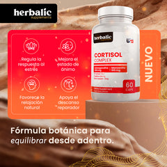 Cortisol Complex: Ashwgandha + Manzanilla + Pasiflora