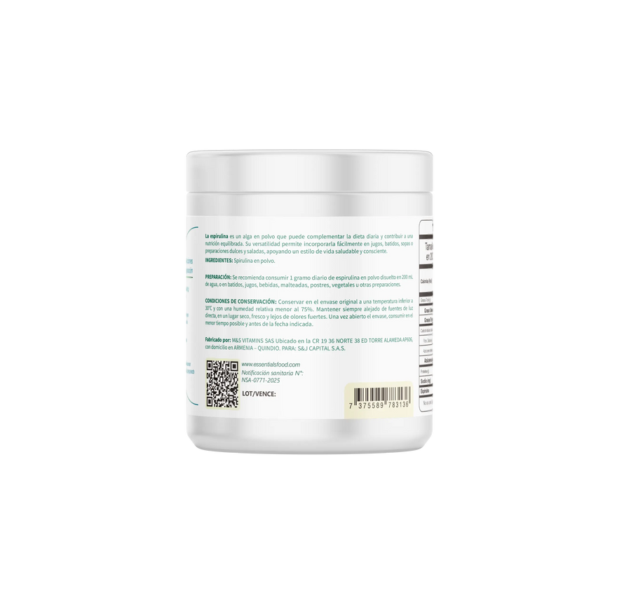 Spirulina 1000 mg, en polvo — imagen 5