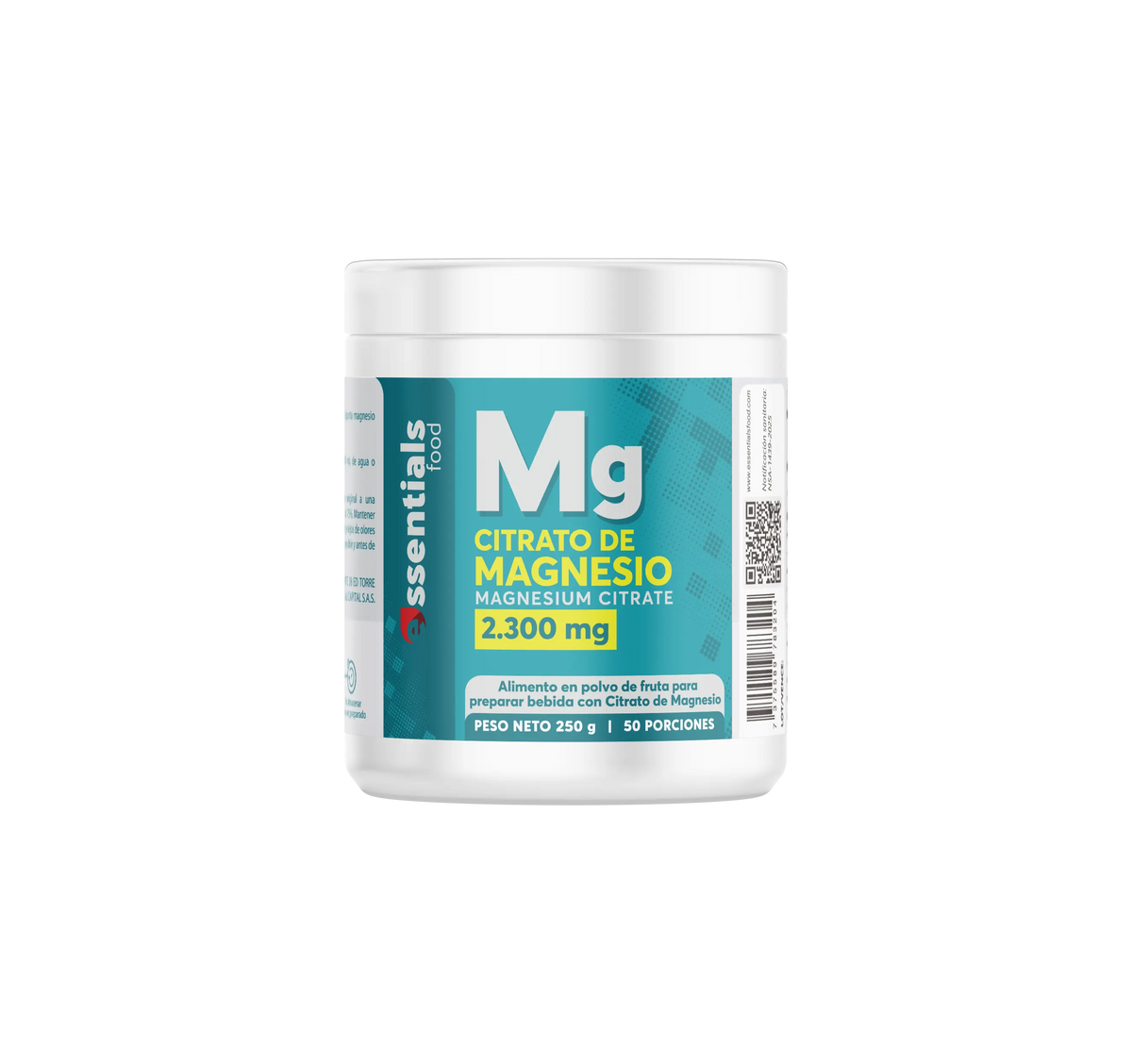Citrato de magnesio en polvo 250g alta absorción para dormir mejor