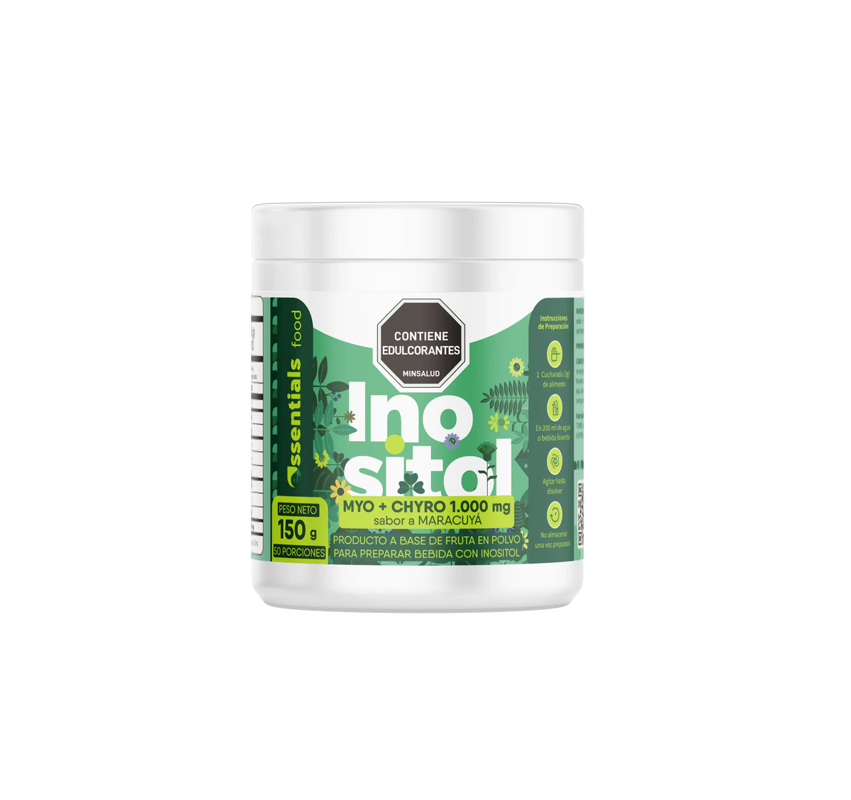 Inositol  1000 mg, 150 gr en polvo — imagen 4