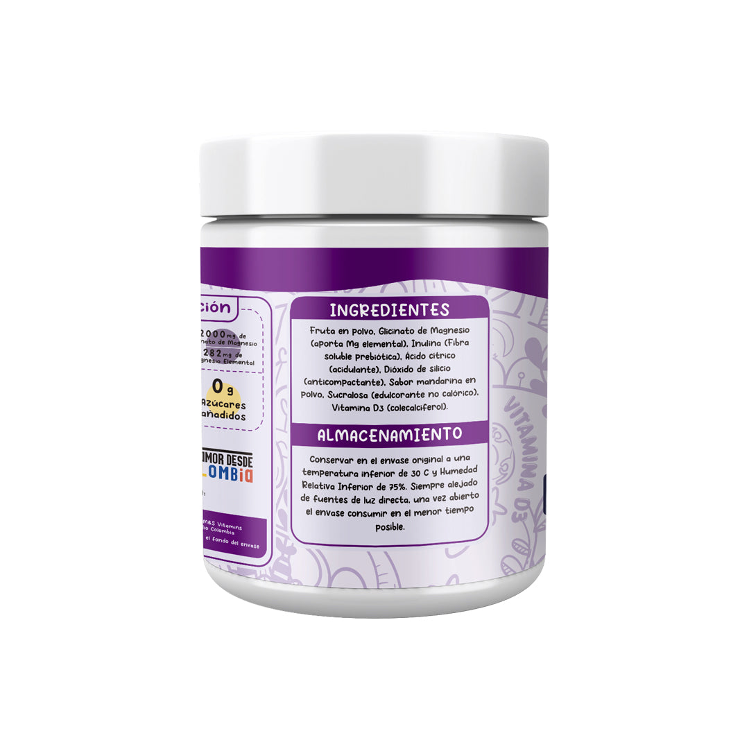 Glicinato de Magnesio en polvo, 245g — imagen 4