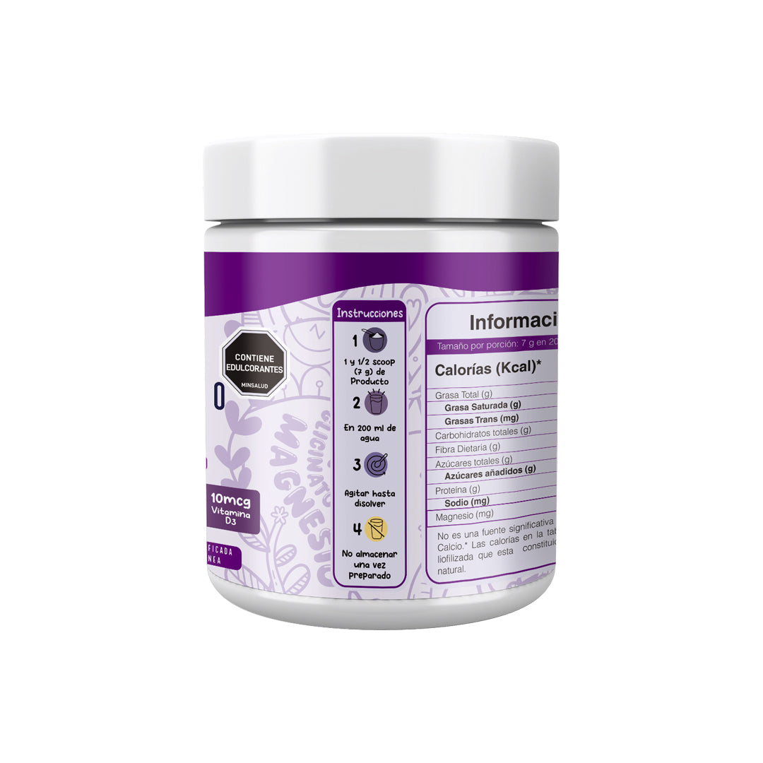 Glicinato de Magnesio en polvo, 245g — imagen 5