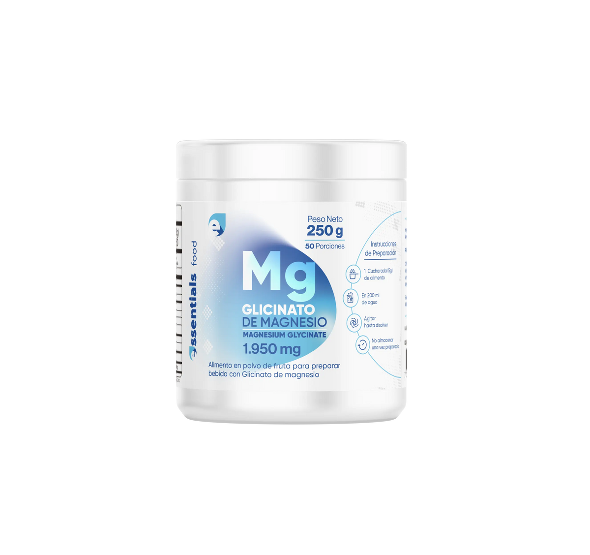 Glicinato de Magnesio 250g, en polvo — imagen 2