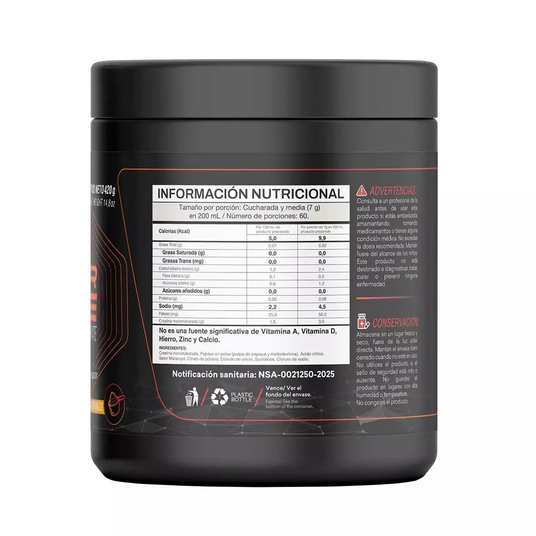 Creatina Monohidratada 3000 mg, en polvo — imagen 2