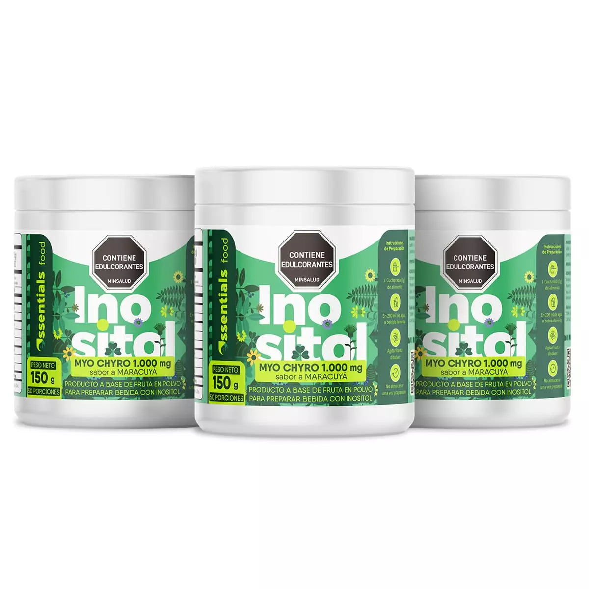Inositol  1000 mg, 150 gr en polvo