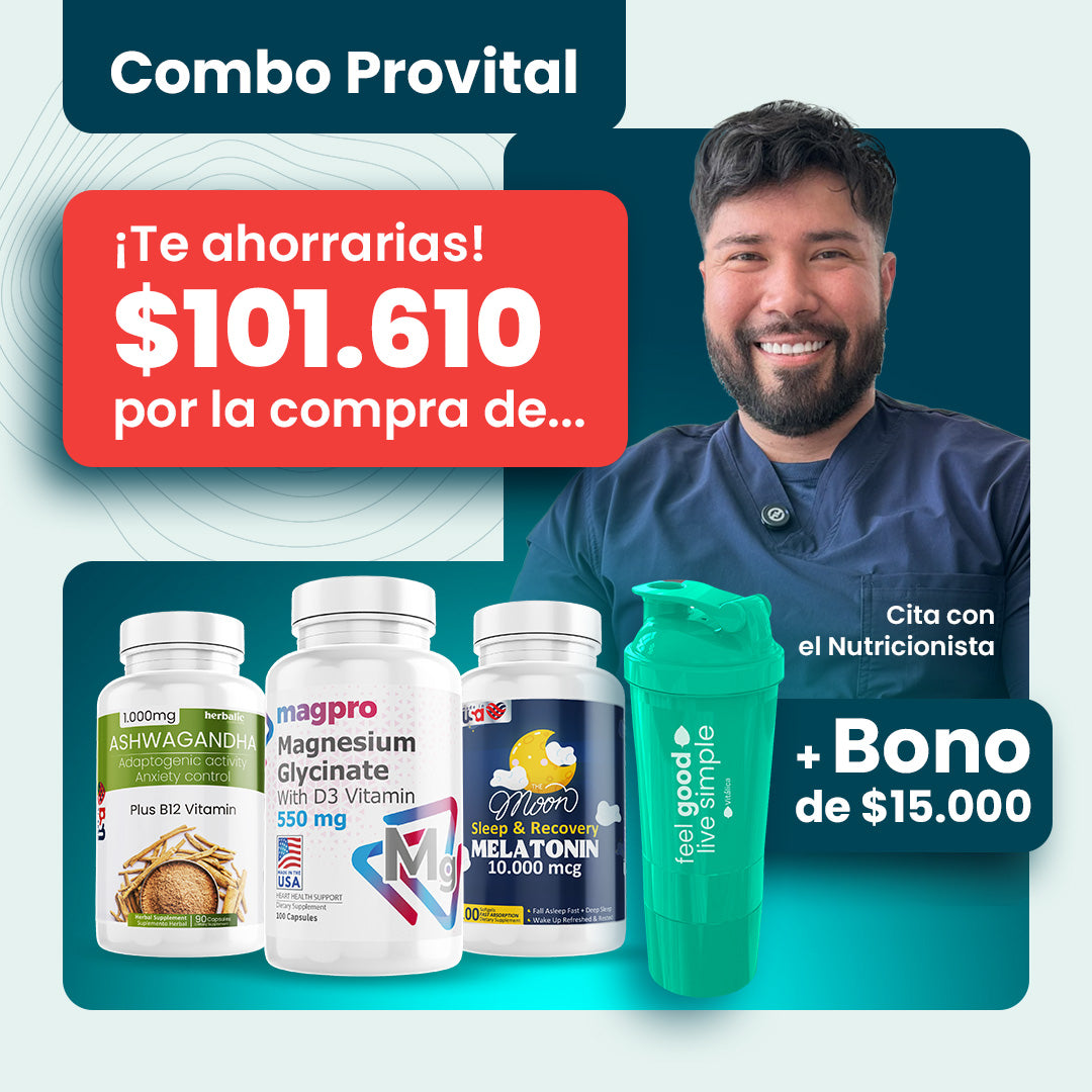 Glicinato de Magnesio + Ashwagandha, 100 + 90  cápsulas