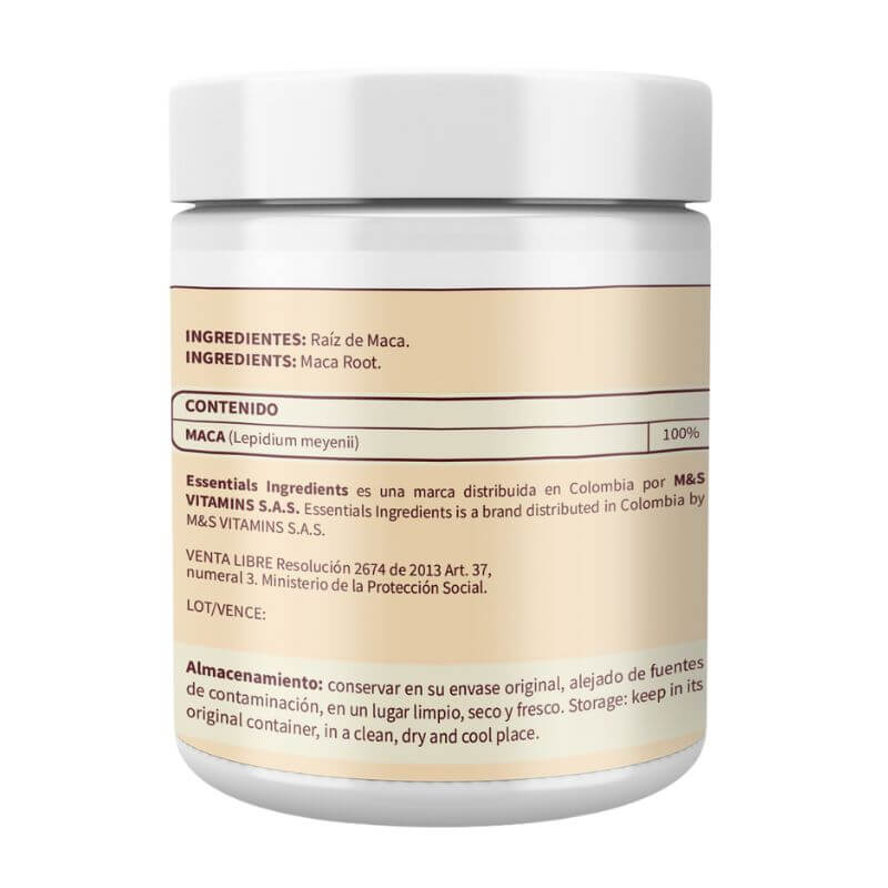 Maca Roja en Polvo, 200g — imagen 4