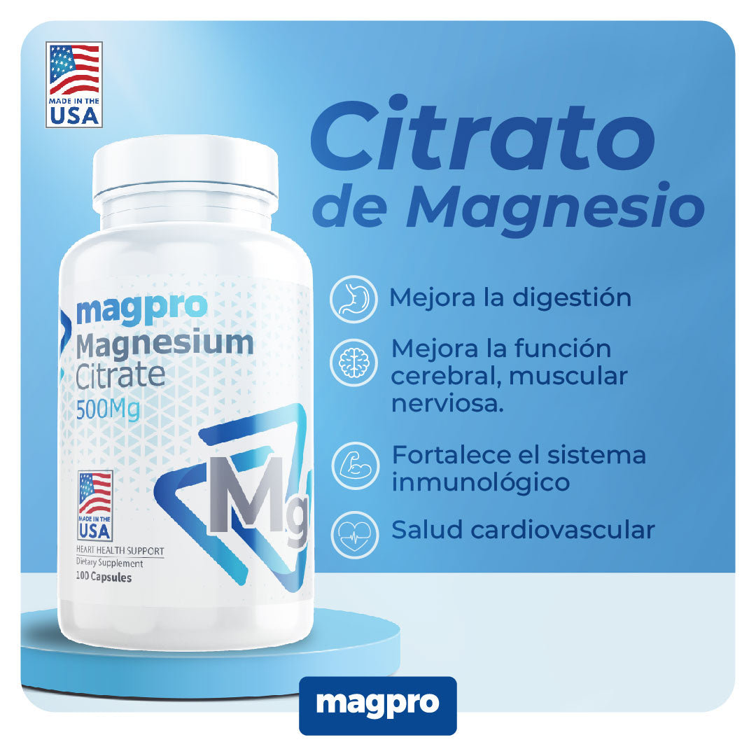 Citrato de Magnesio 500 mg