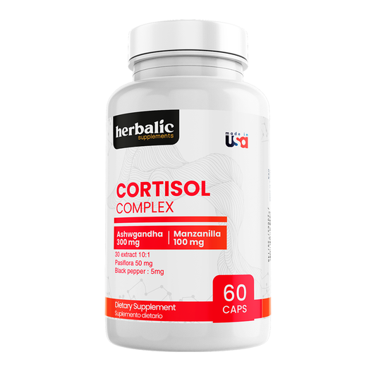 Cortisol Complex: Ashwgandha + Manzanilla + Pasiflora