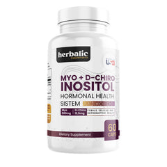 Myo + D-Chiro Inositol 500mg, 60 cápsulas