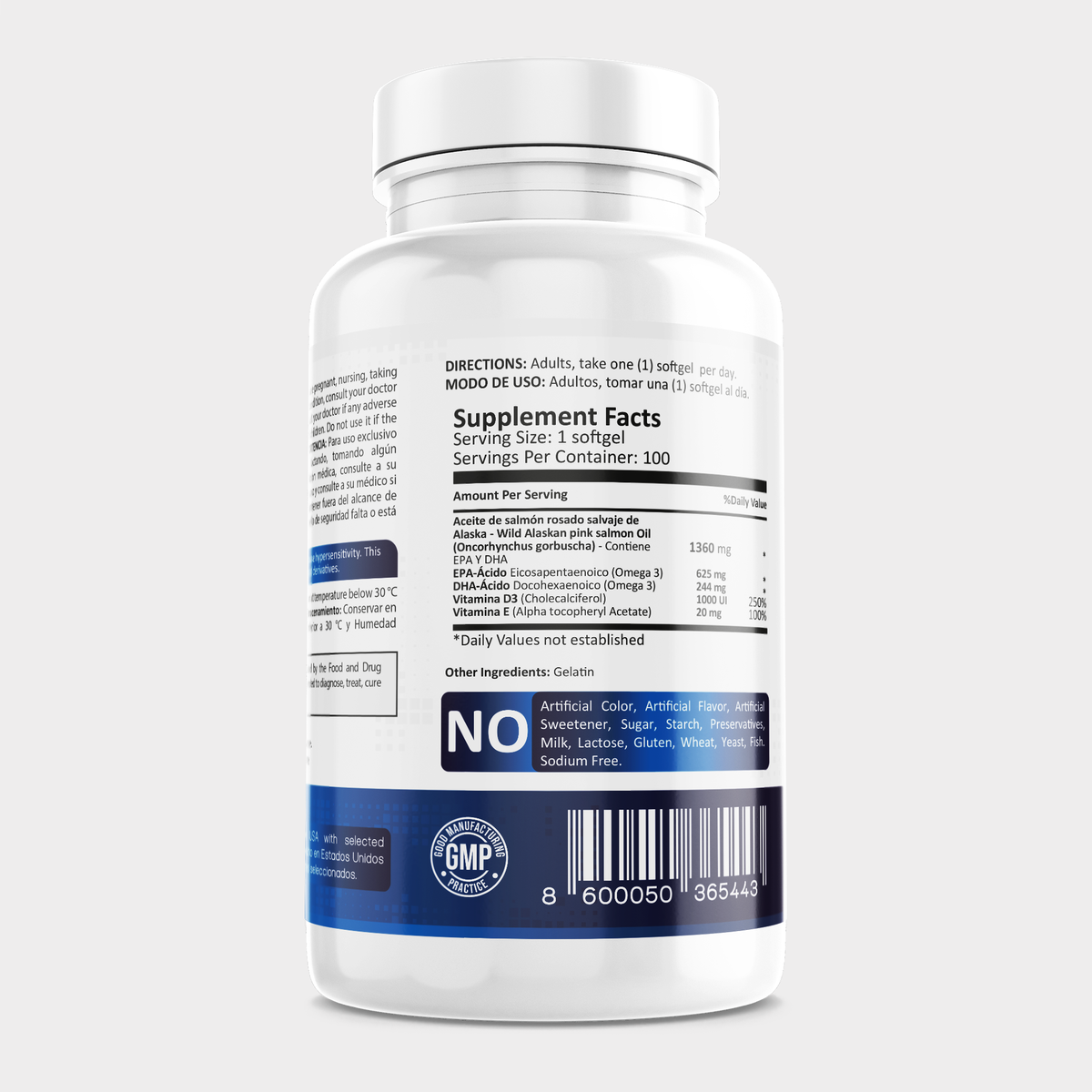 Omega 3 Fish Oil cápsulas blandas