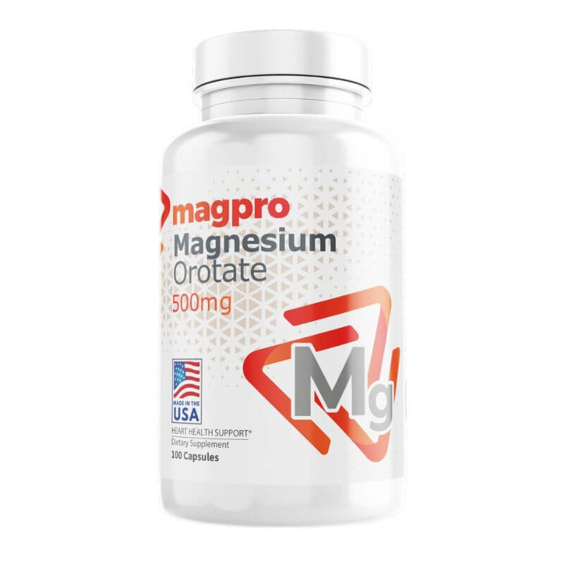 Orotato de Magnesio 500mg,  100 cápsulas