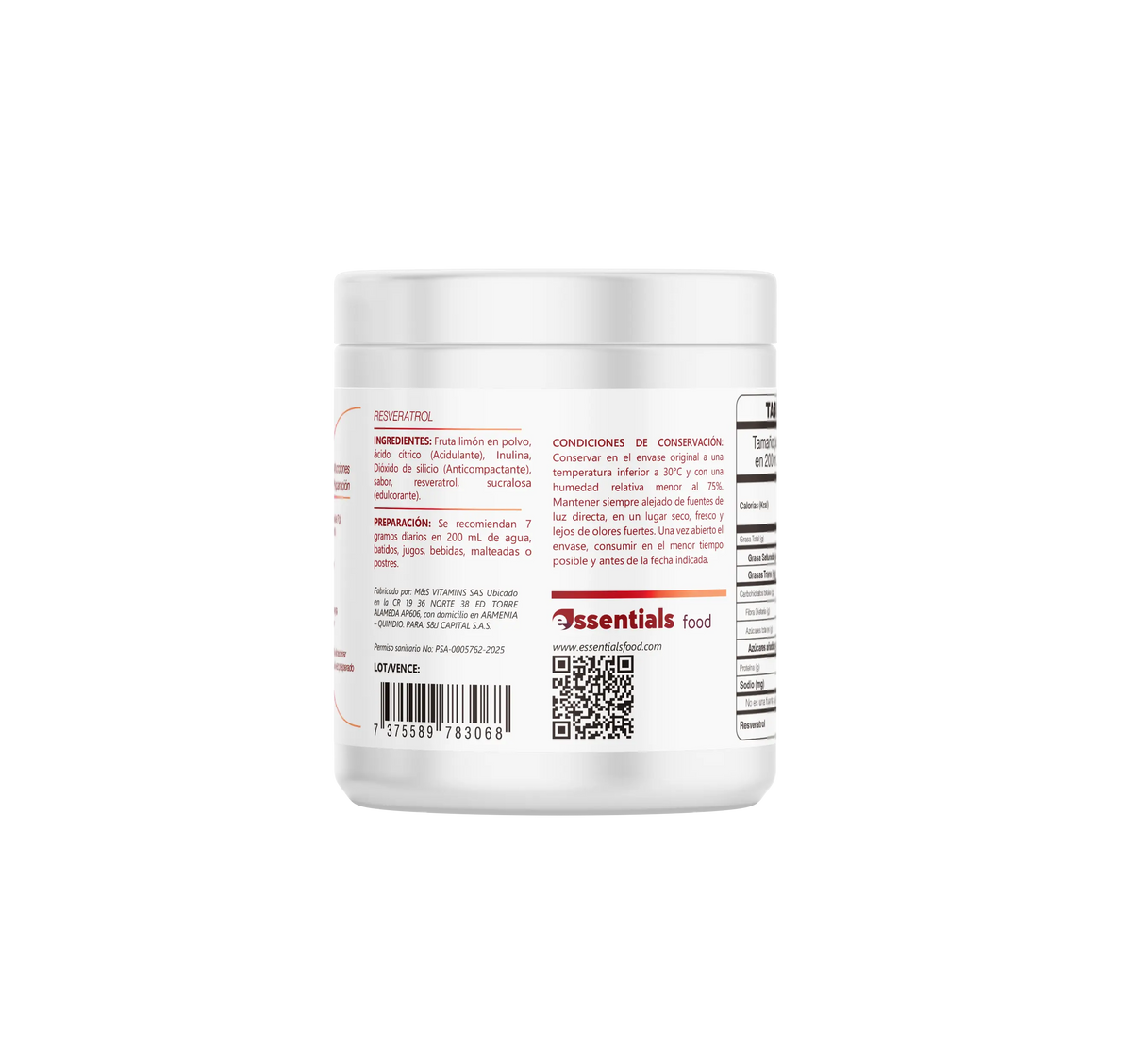 Resveratrol 210 gr, en polvo — imagen 5
