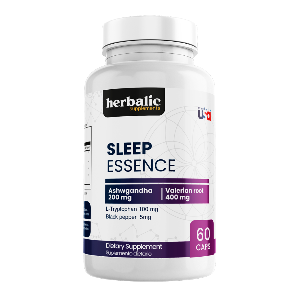 Sleep Essence: Ashwagandha + Valeriana + L-Triptófano