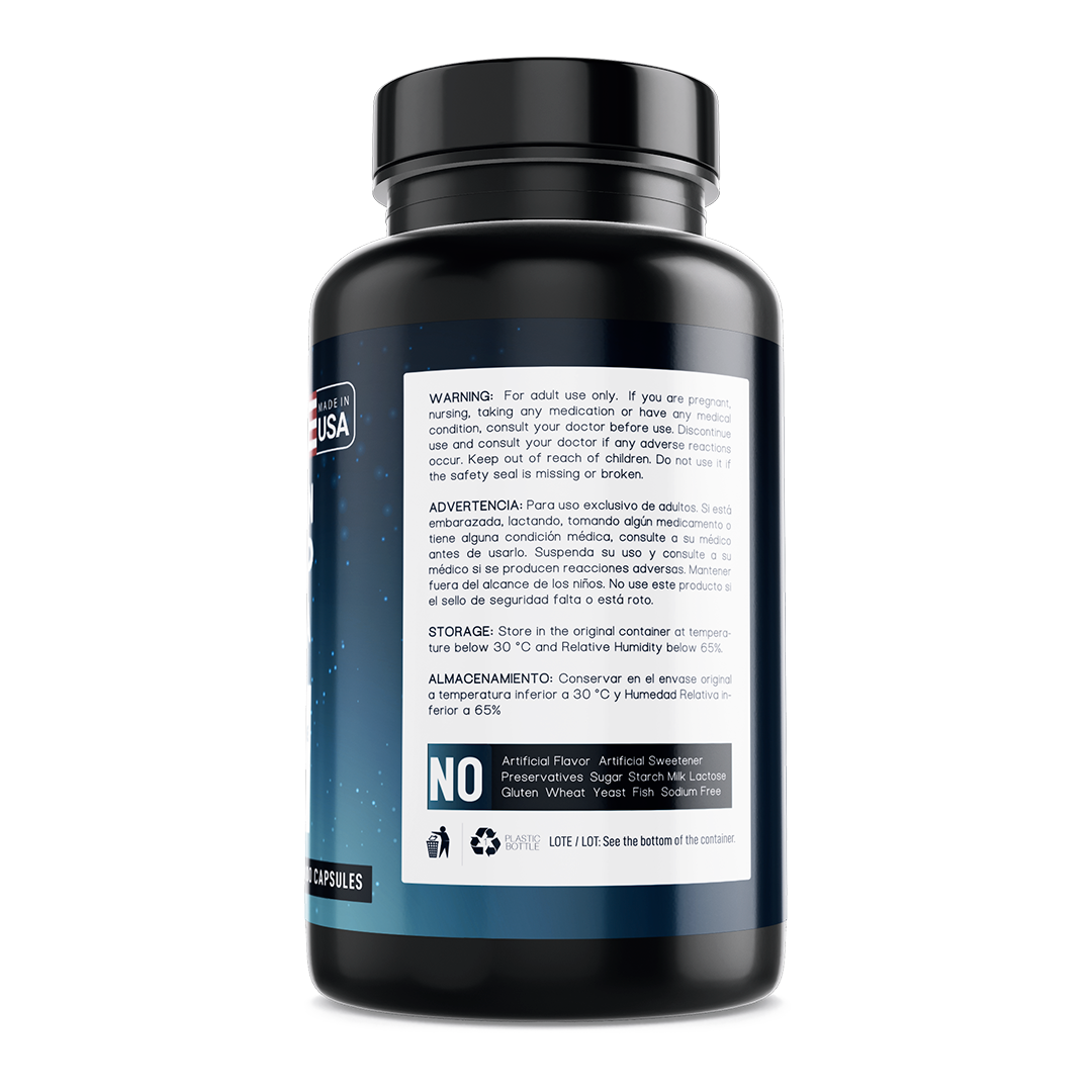 Glicinato de Magnesio + Melatonina, 60 Cápsulas — imagen 3