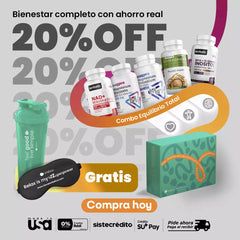 Combo Equilibrio Total: Ashwagandha+ Inositol+ Magnesio+ NAD= Shaker y Antifaz GRATIS- 20% OFF
