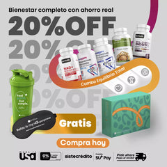 Combo Equilibrio Total: Ashwagandha+ Inositol+ Magnesio+ NAD= Shaker y Antifaz GRATIS- 20% OFF