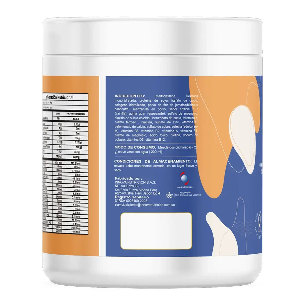 Colágeno hidrolizado 12000mg, en polvo