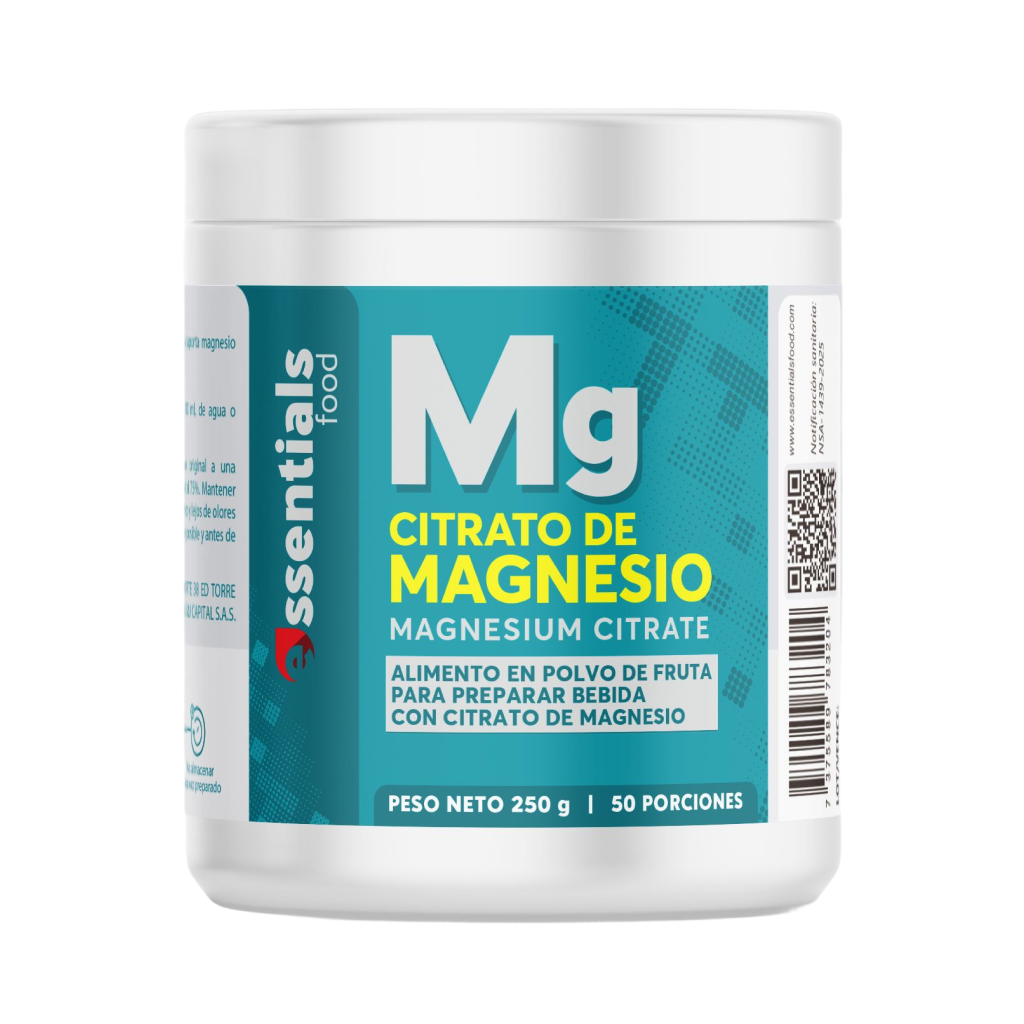 Promo citrato magnesio y vitamina c en polvo