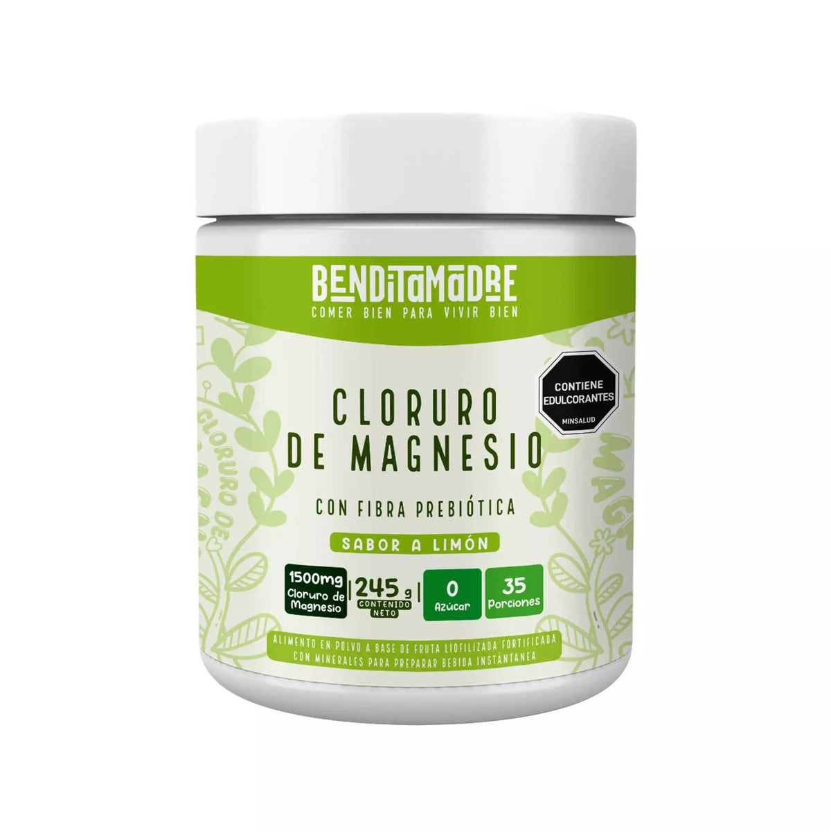 Cloruro de Magnesio, 1500 mg, en polvo — imagen 2