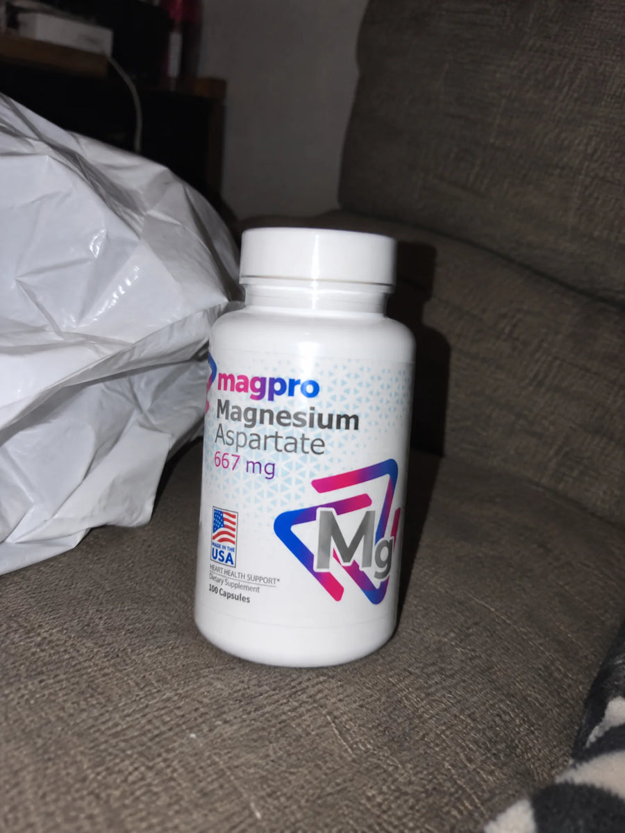 Aspartato de Magnesio 667mg recien llegado del domicilio