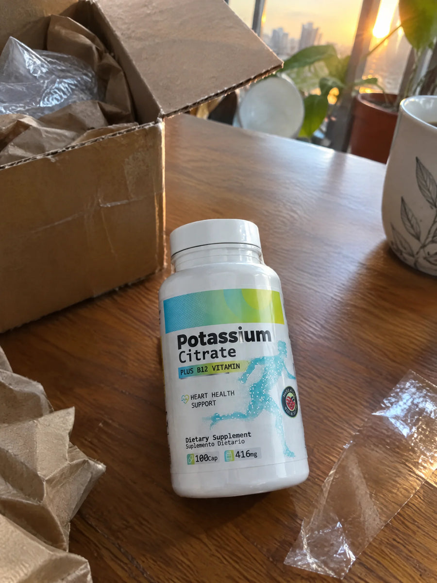 Citrato de potasio 416mg recien llegado del domicilio