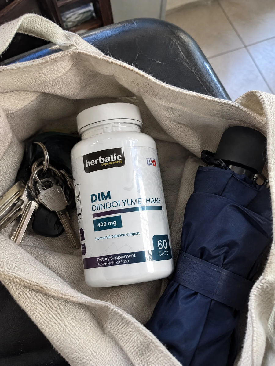 Diindolylmethane DIM 400 mg + Pimienta Negra en el dia a dia