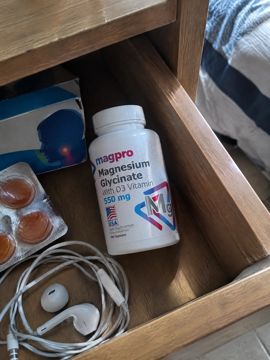 Glicinato de magnesio 550mg en el dia a dia