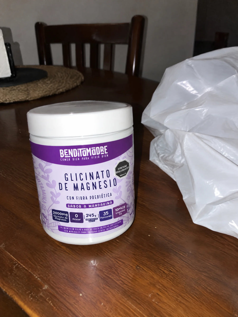Glicinato de Magnesio en polvo recien llegado del domicilio