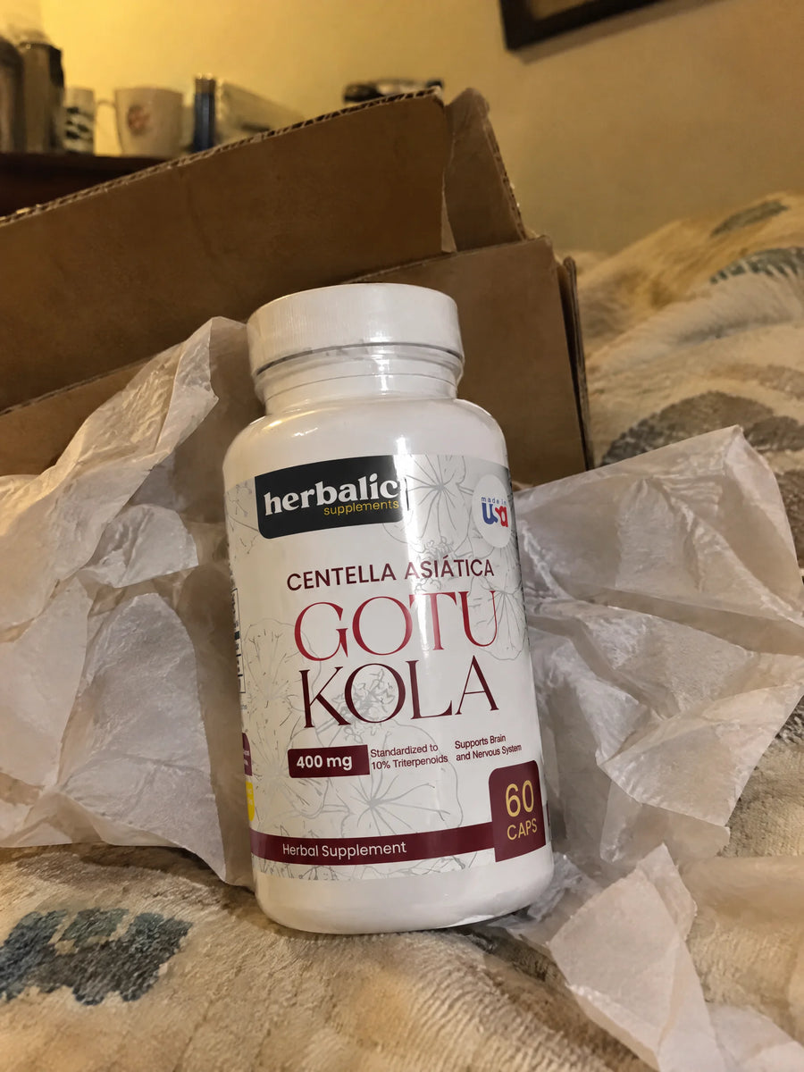Gotu Kola 400 mg recien llegado del domicilio