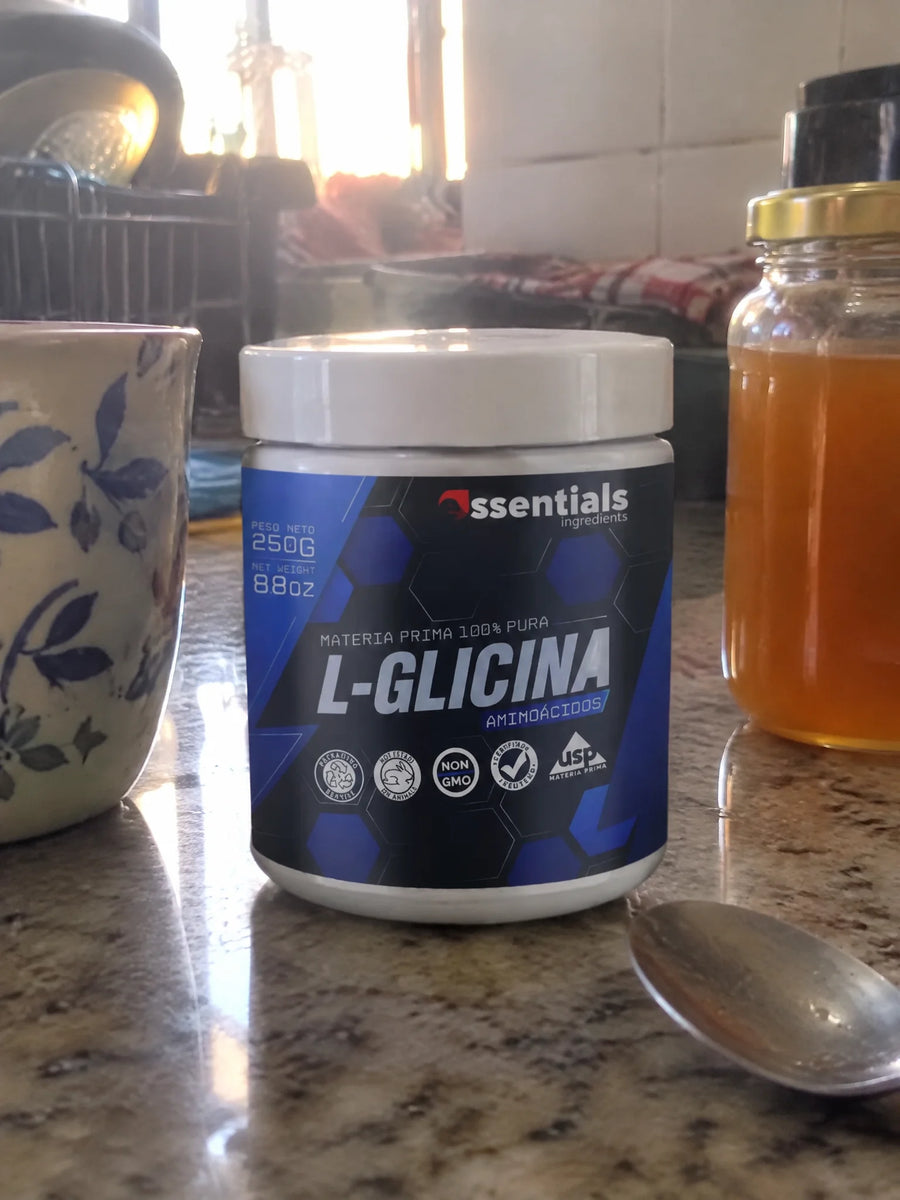 Glicina 250gr sobre una superficie de la casa