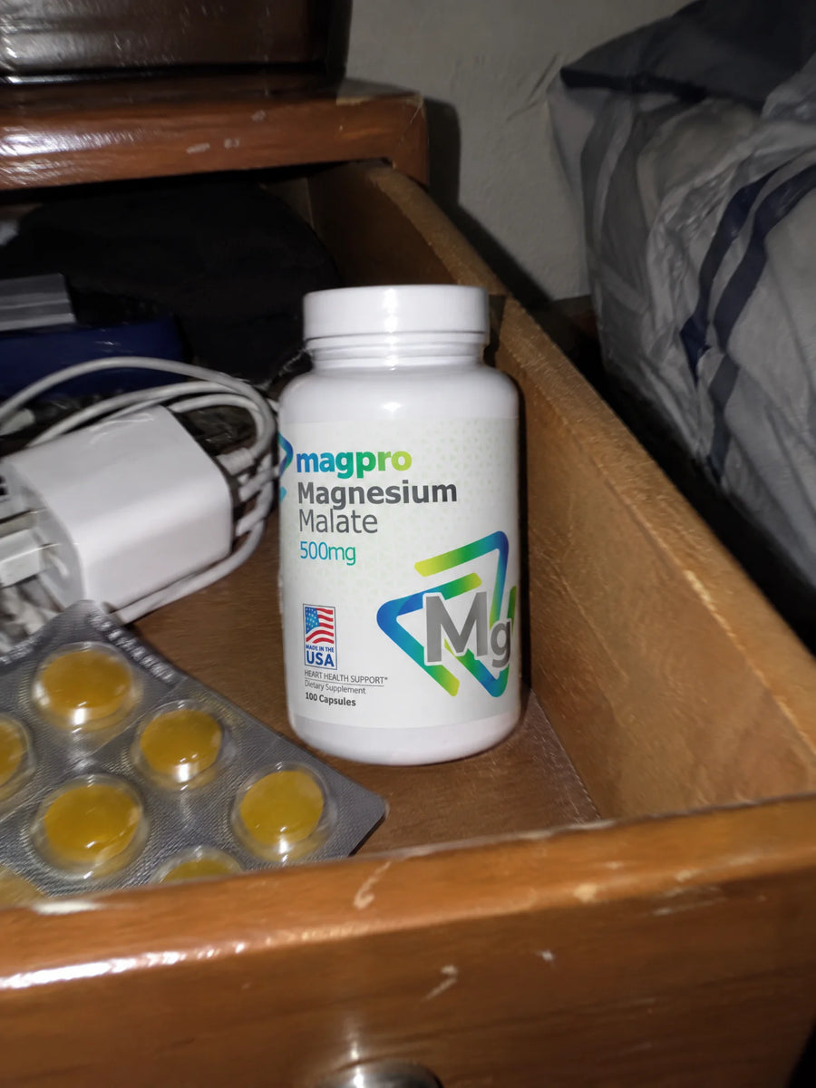 Malato de magnesio 500mg en el dia a dia