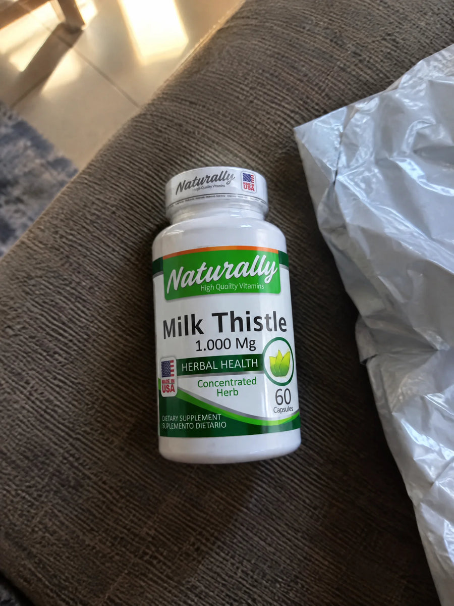 Milk thistle 1000Mg 60 cápsulas recien llegado del domicilio