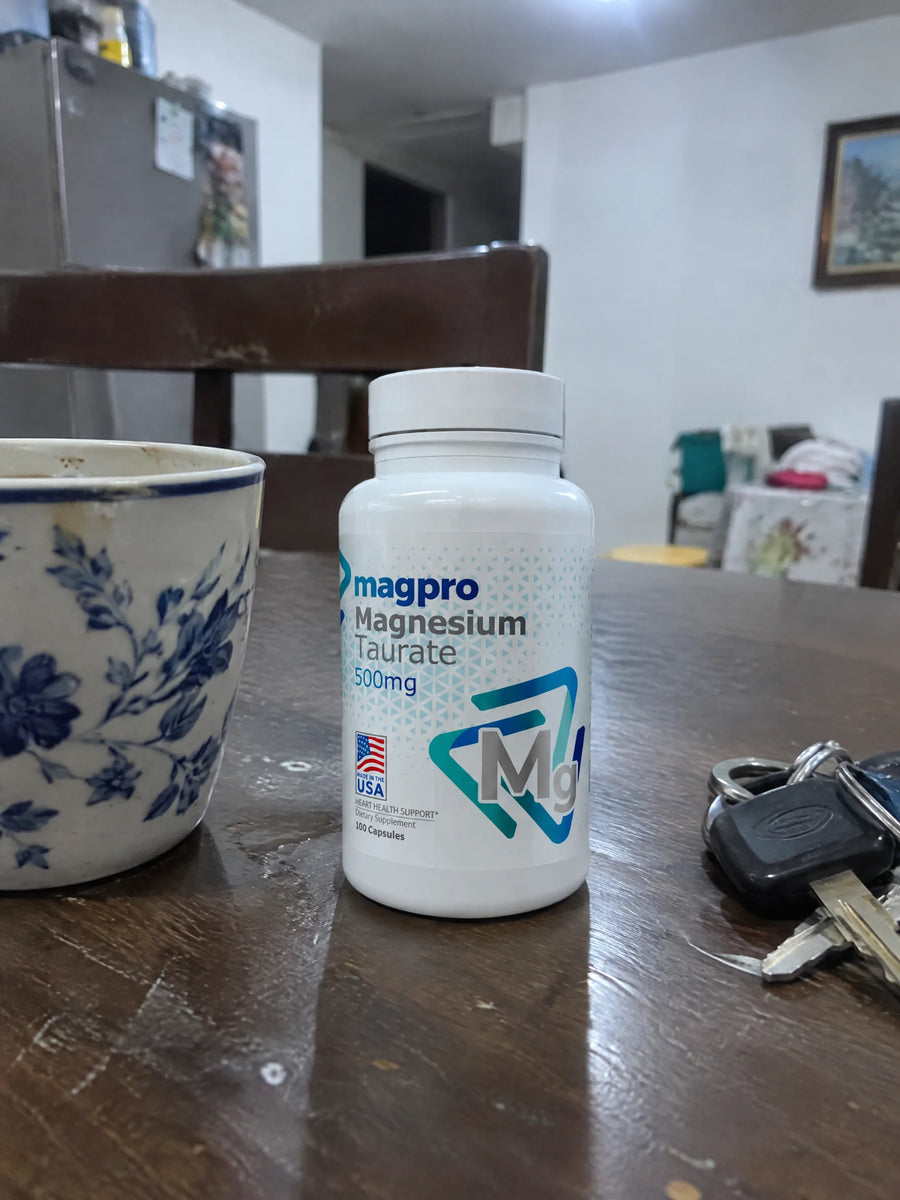 Taurato de magnesio 500mg en el dia a dia
